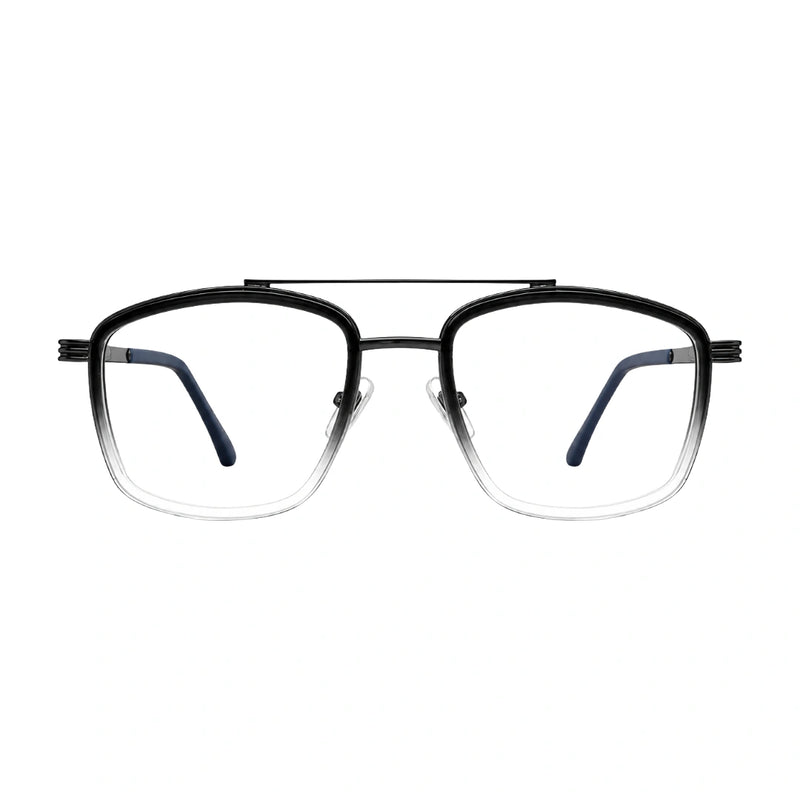 OS Slomga 31002 – Square Double Bridge Eyeglasses | Prescription Frames-zoom-