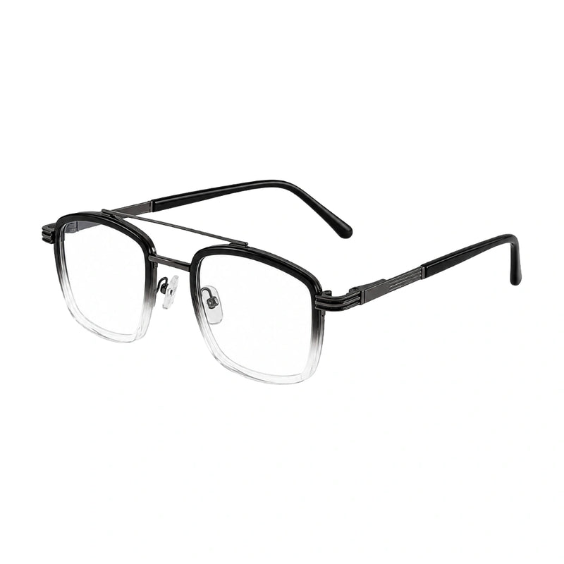 OS Slomga 31002 – Square Double Bridge Eyeglasses | Prescription Frames-zoom-