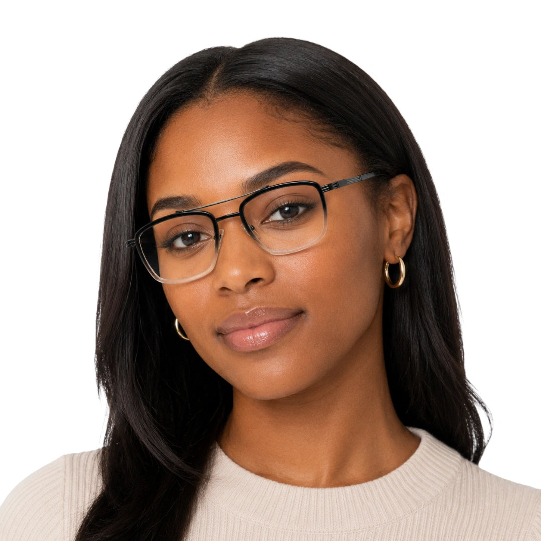 OS Slomga 31002 – Square Double Bridge Eyeglasses | Prescription Frames-zoom-107