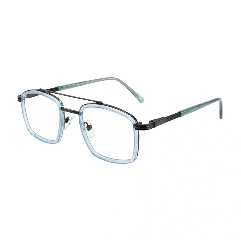 OS Slomga 31002 – Square Double Bridge Eyeglasses | Prescription Frames-zoom-