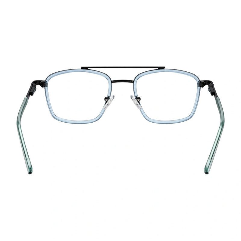 OS Slomga 31002 – Square Double Bridge Eyeglasses | Prescription Frames-zoom-