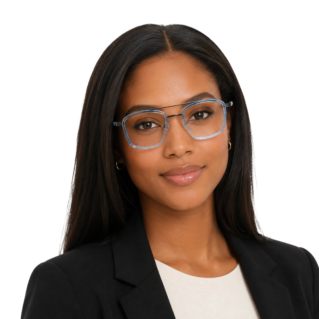 OS Slomga 31002 – Square Double Bridge Eyeglasses | Prescription Frames-62