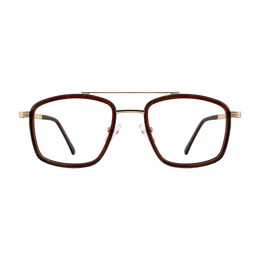 OS Slomga 31002 – Square Double Bridge Eyeglasses | Prescription Frames