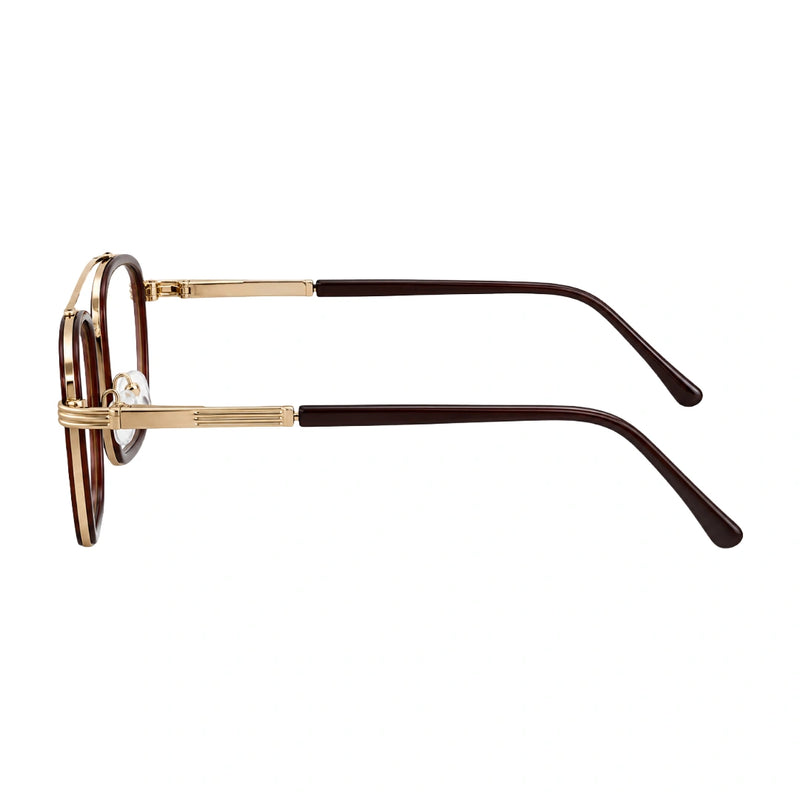 OS Slomga 31002 – Square Double Bridge Eyeglasses | Prescription Frames-zoom-