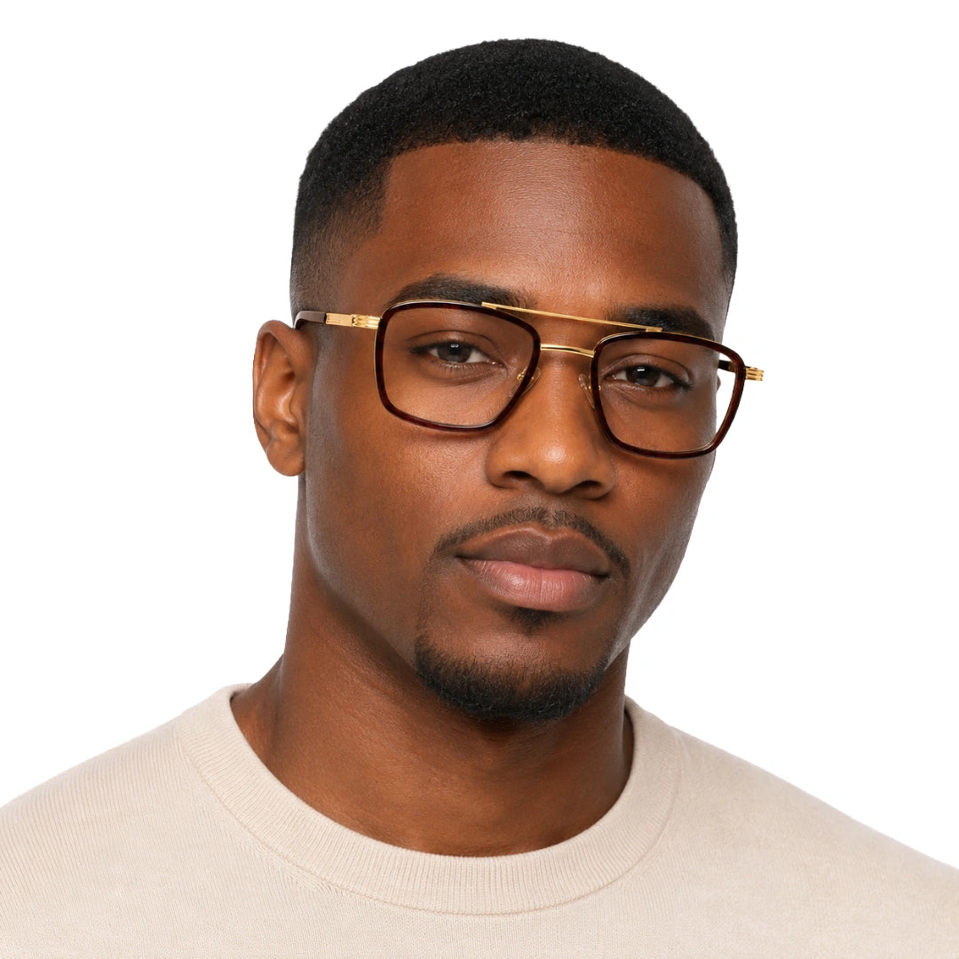 OS Slomga 31002 – Square Double Bridge Eyeglasses | Prescription Frames-9