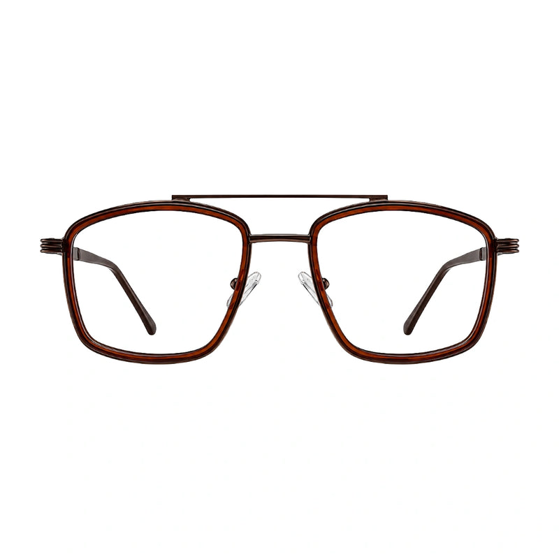 OS Slomga 31002 – Square Double Bridge Eyeglasses | Prescription Frames-zoom-