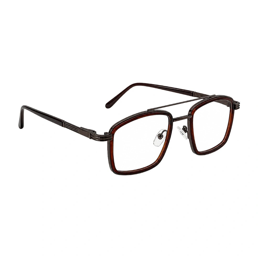 OS Slomga 31002 – Square Double Bridge Eyeglasses | Prescription Frames-95