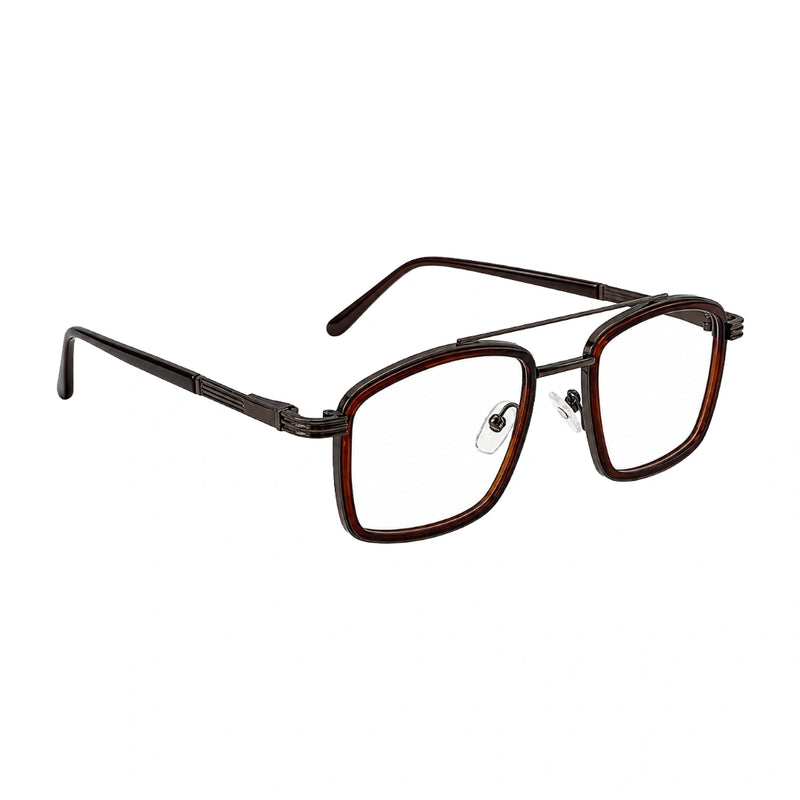 OS Slomga 31002 – Square Double Bridge Eyeglasses | Prescription Frames-zoom-