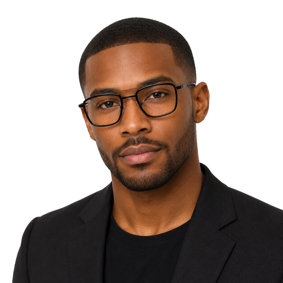 OS Slomga 31002 – Square Double Bridge Eyeglasses | Prescription Frames-45