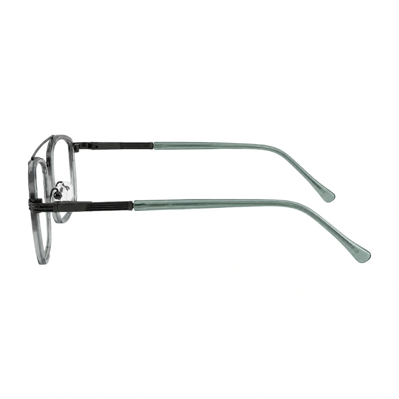 OS Slomga 31002 – Square Double Bridge Eyeglasses | Prescription Frames-zoom-