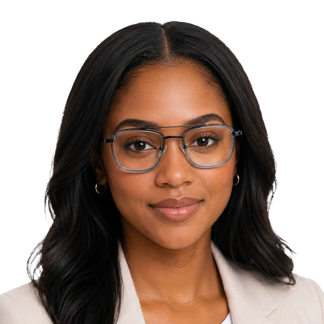 OS Slomga 31002 – Square Double Bridge Eyeglasses | Prescription Frames-zoom-17