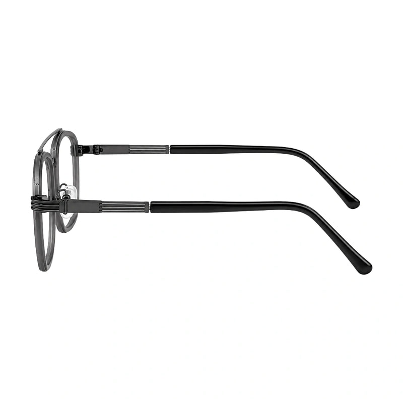 OS Slomga 31002 – Square Double Bridge Eyeglasses | Prescription Frames-zoom-