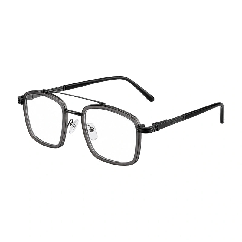 OS Slomga 31002 – Square Double Bridge Eyeglasses | Prescription Frames-zoom-