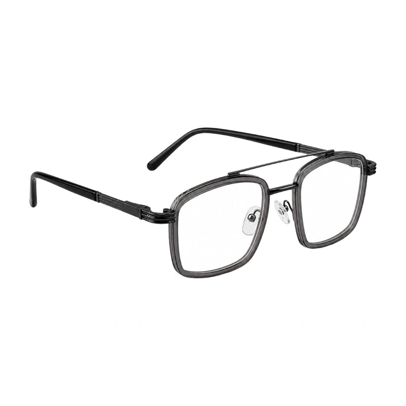 OS Slomga 31002 – Square Double Bridge Eyeglasses | Prescription Frames-zoom-