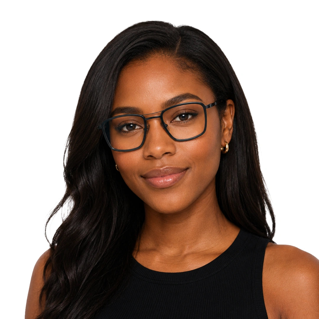 OS Slomga 31002 – Square Double Bridge Eyeglasses | Prescription Frames-53