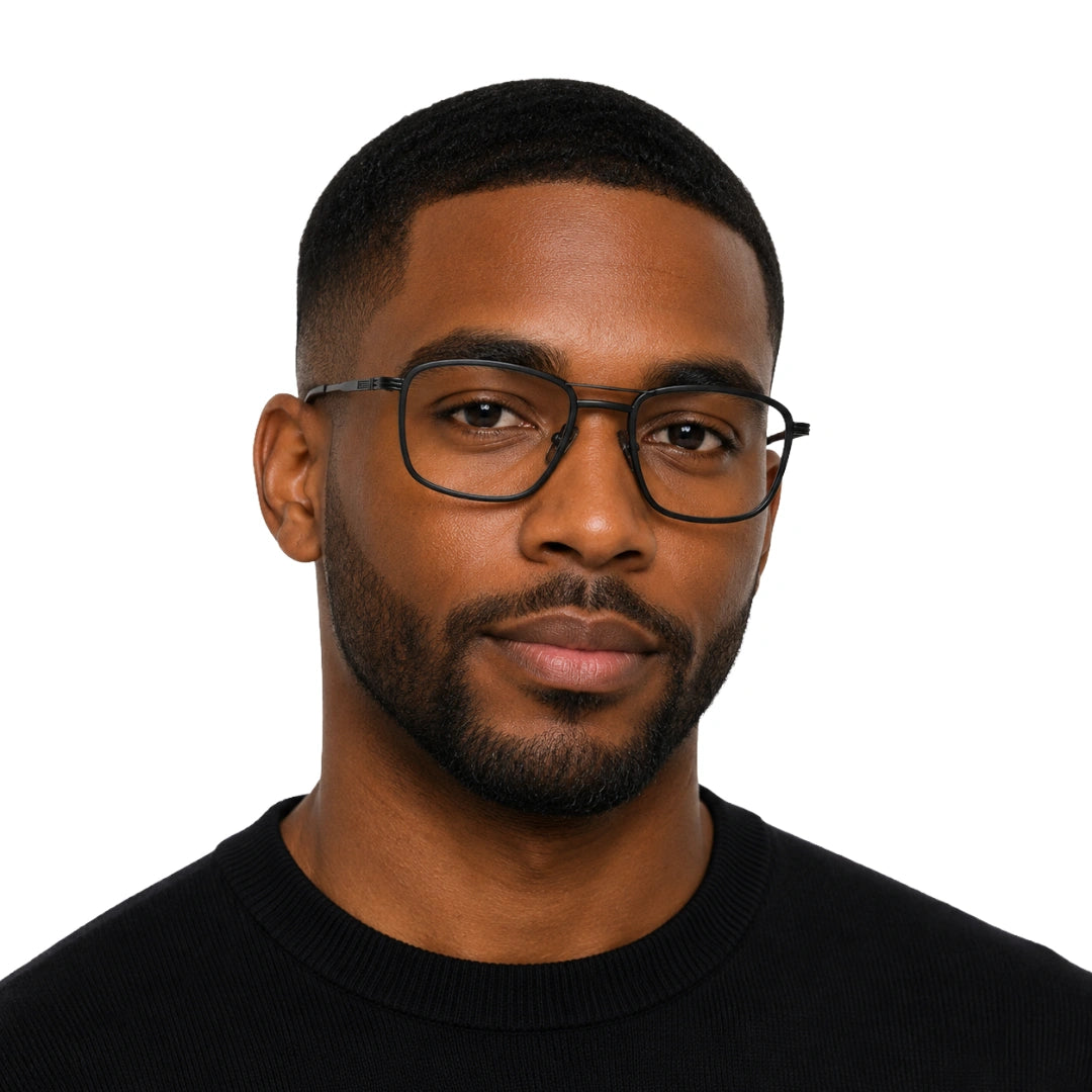 OS Slomga 31002 – Square Double Bridge Eyeglasses | Prescription Frames-54