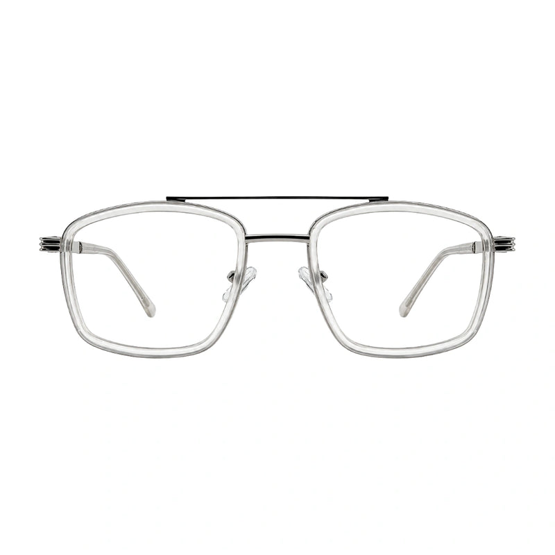 OS Slomga 31002 – Square Double Bridge Eyeglasses | Prescription Frames-zoom-