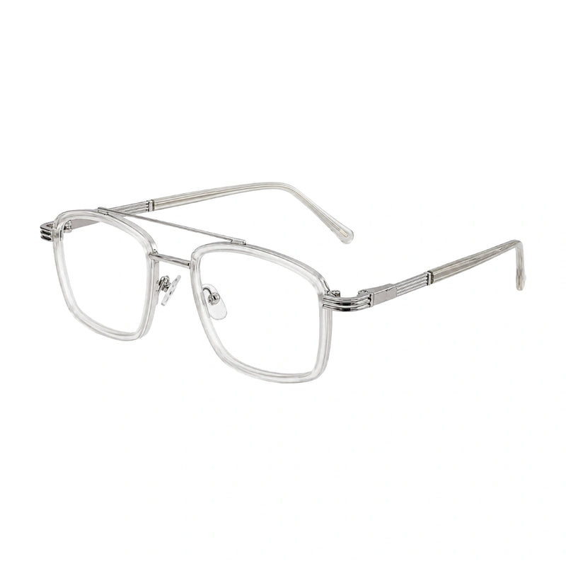 OS Slomga 31002 – Square Double Bridge Eyeglasses | Prescription Frames-zoom-