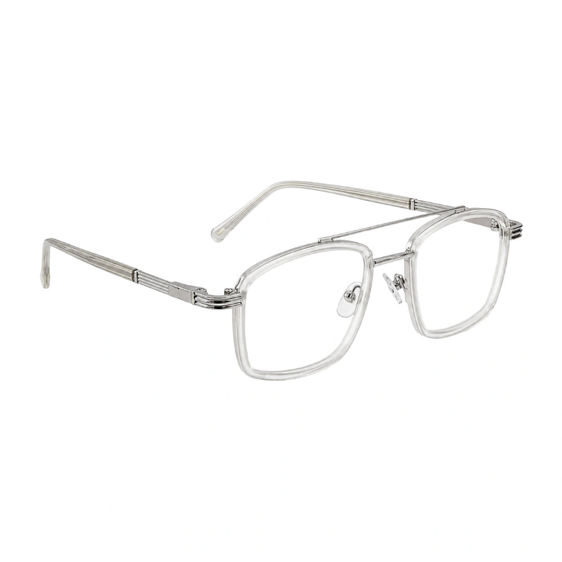 OS Slomga 31002 – Square Double Bridge Eyeglasses | Prescription Frames-zoom-