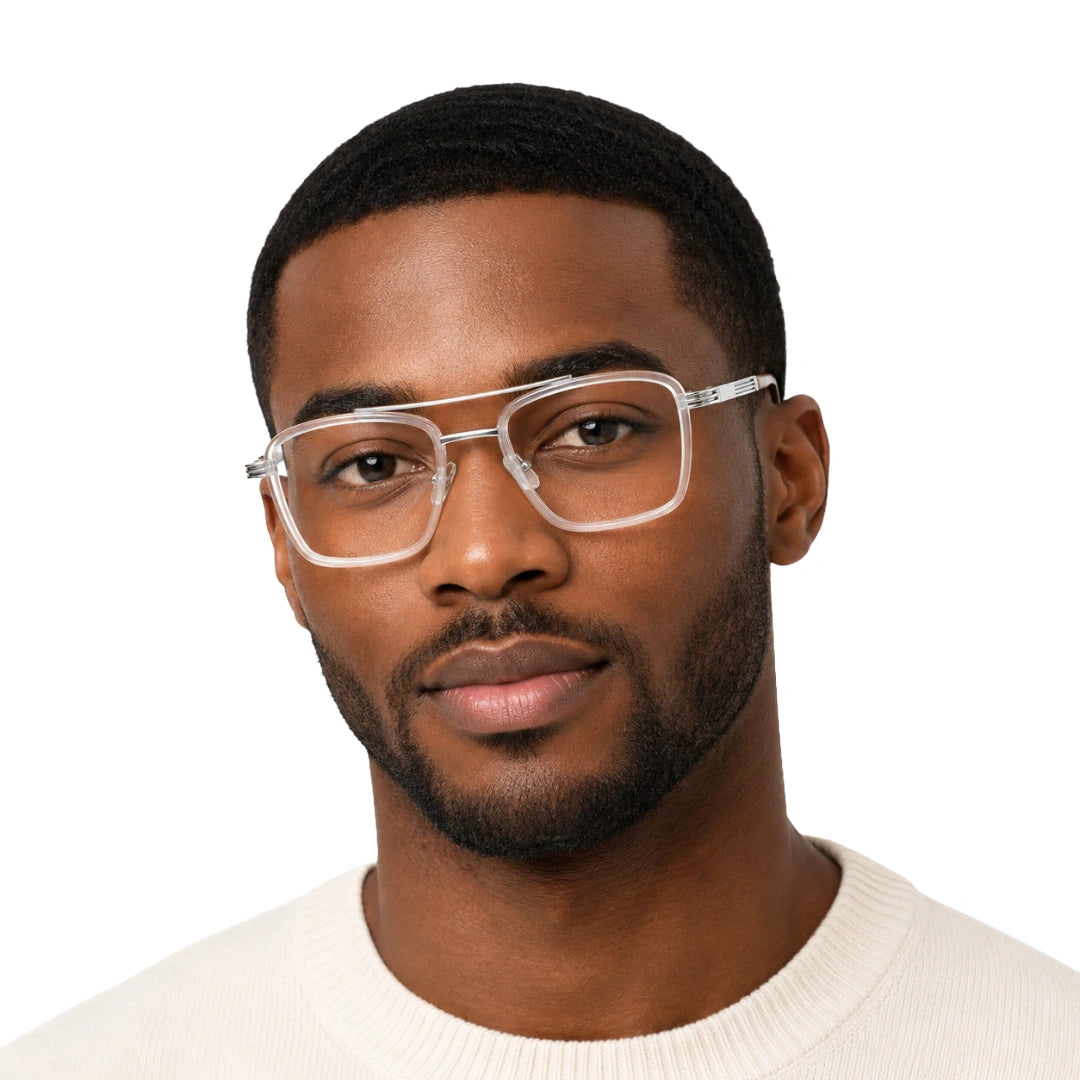 OS Slomga 31002 – Square Double Bridge Eyeglasses | Prescription Frames-zoom-36