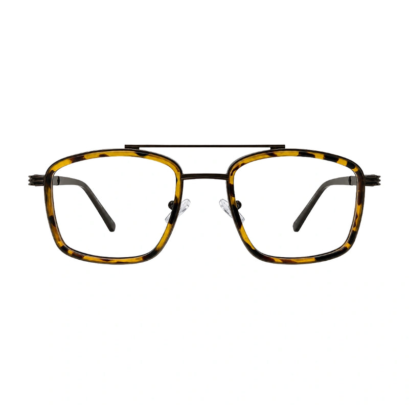 OS Slomga 31002 – Square Double Bridge Eyeglasses | Prescription Frames-zoom-