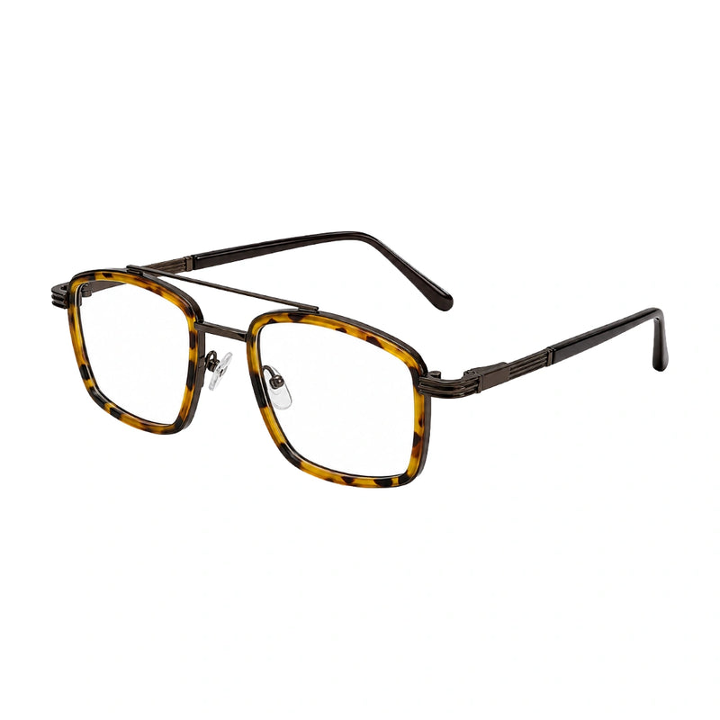 OS Slomga 31002 – Square Double Bridge Eyeglasses | Prescription Frames-zoom-