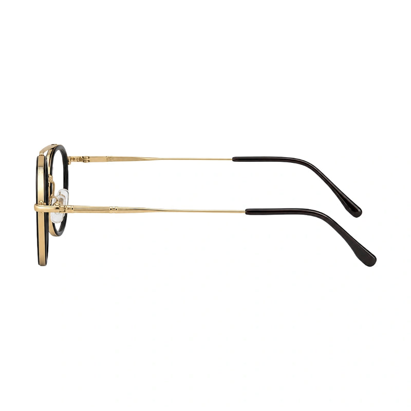 OS Slomga 31003 Geometric Double Bridge Eyeglasses | Prescription Frames-zoom-