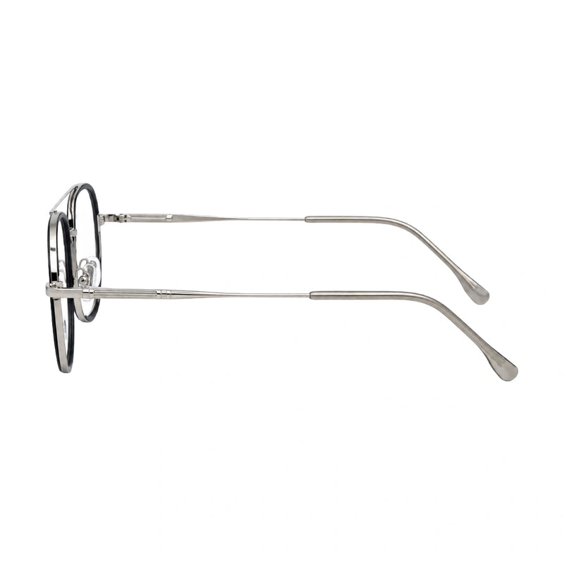 OS Slomga 31003 Geometric Double Bridge Eyeglasses | Prescription Frames-zoom-