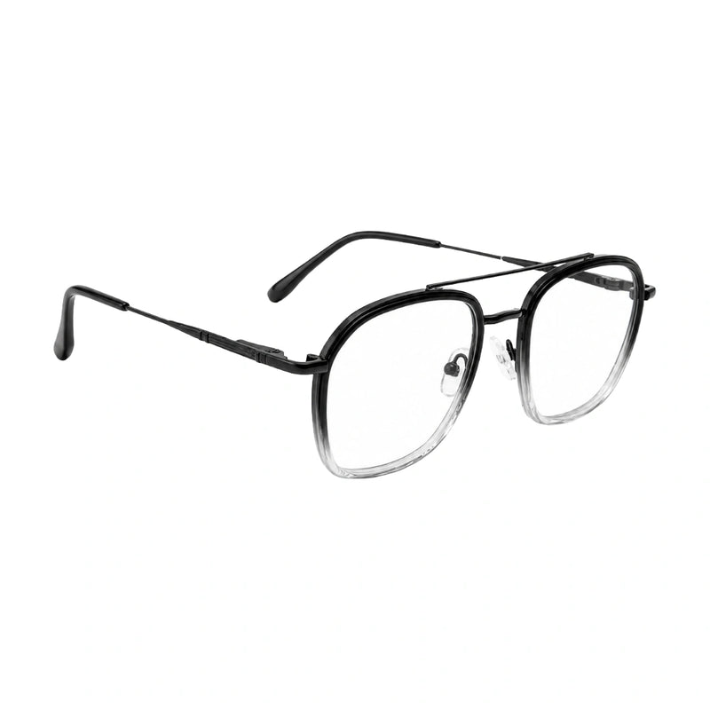 OS Slomga 31003 Geometric Double Bridge Eyeglasses | Prescription Frames-zoom-