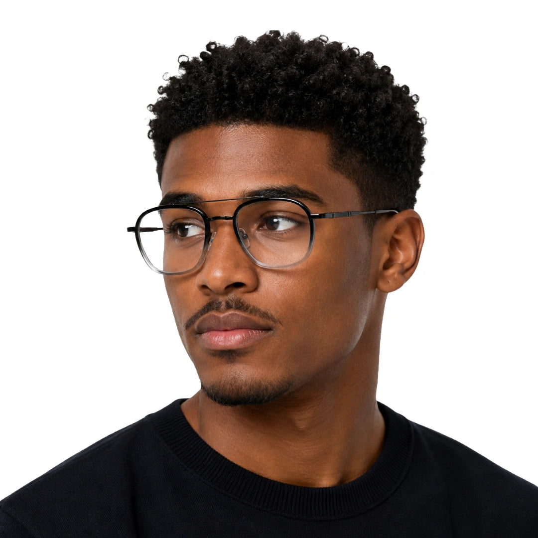 OS Slomga 31003 Geometric Double Bridge Eyeglasses | Prescription Frames-108