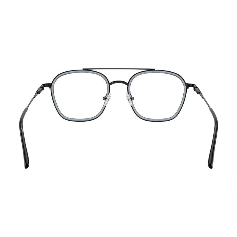 OS Slomga 31003 Geometric Double Bridge Eyeglasses | Prescription Frames-zoom-