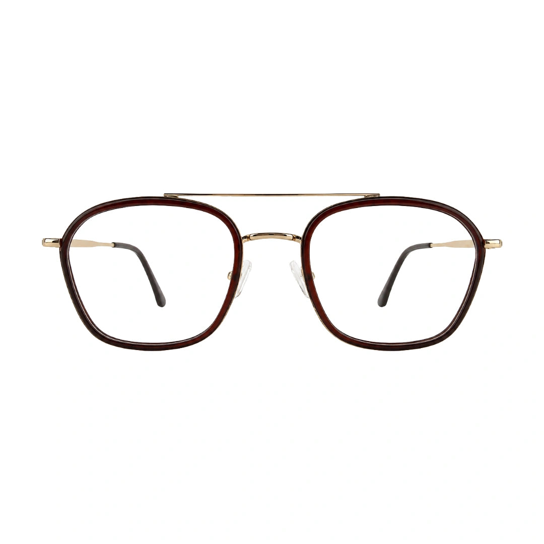 OS Slomga 31003 Geometric Double Bridge Eyeglasses | Prescription Frames-1