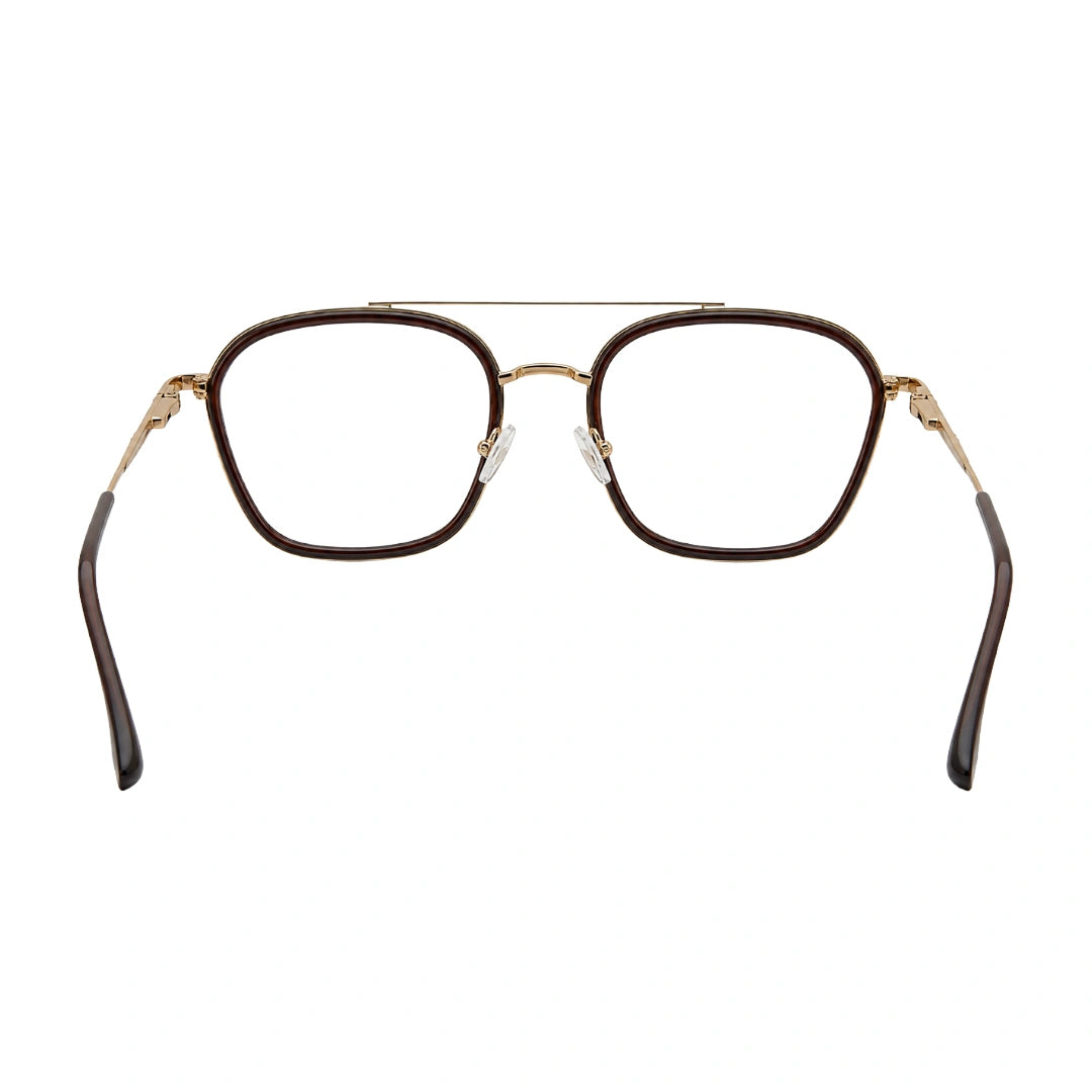 OS Slomga 31003 Geometric Double Bridge Eyeglasses | Prescription Frames-zoom-4