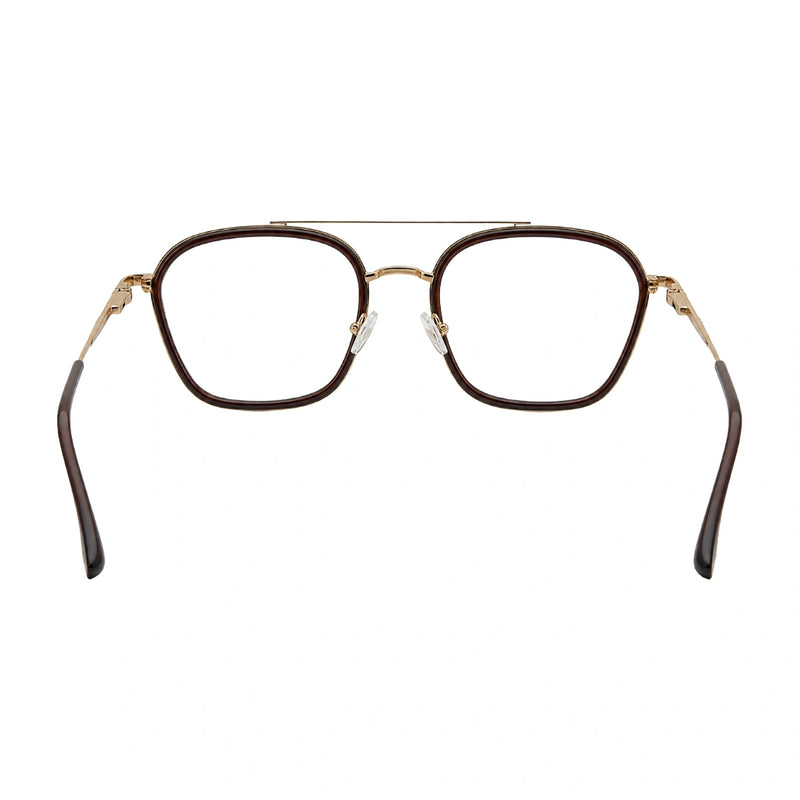 OS Slomga 31003 Geometric Double Bridge Eyeglasses | Prescription Frames-zoom-