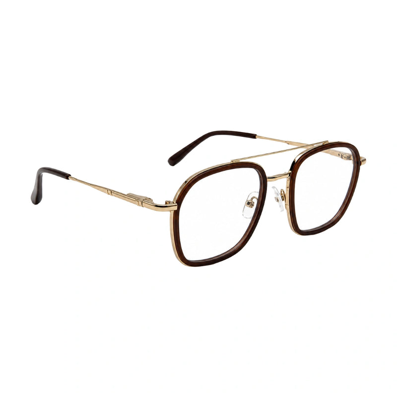 OS Slomga 31003 Geometric Double Bridge Eyeglasses | Prescription Frames-zoom-