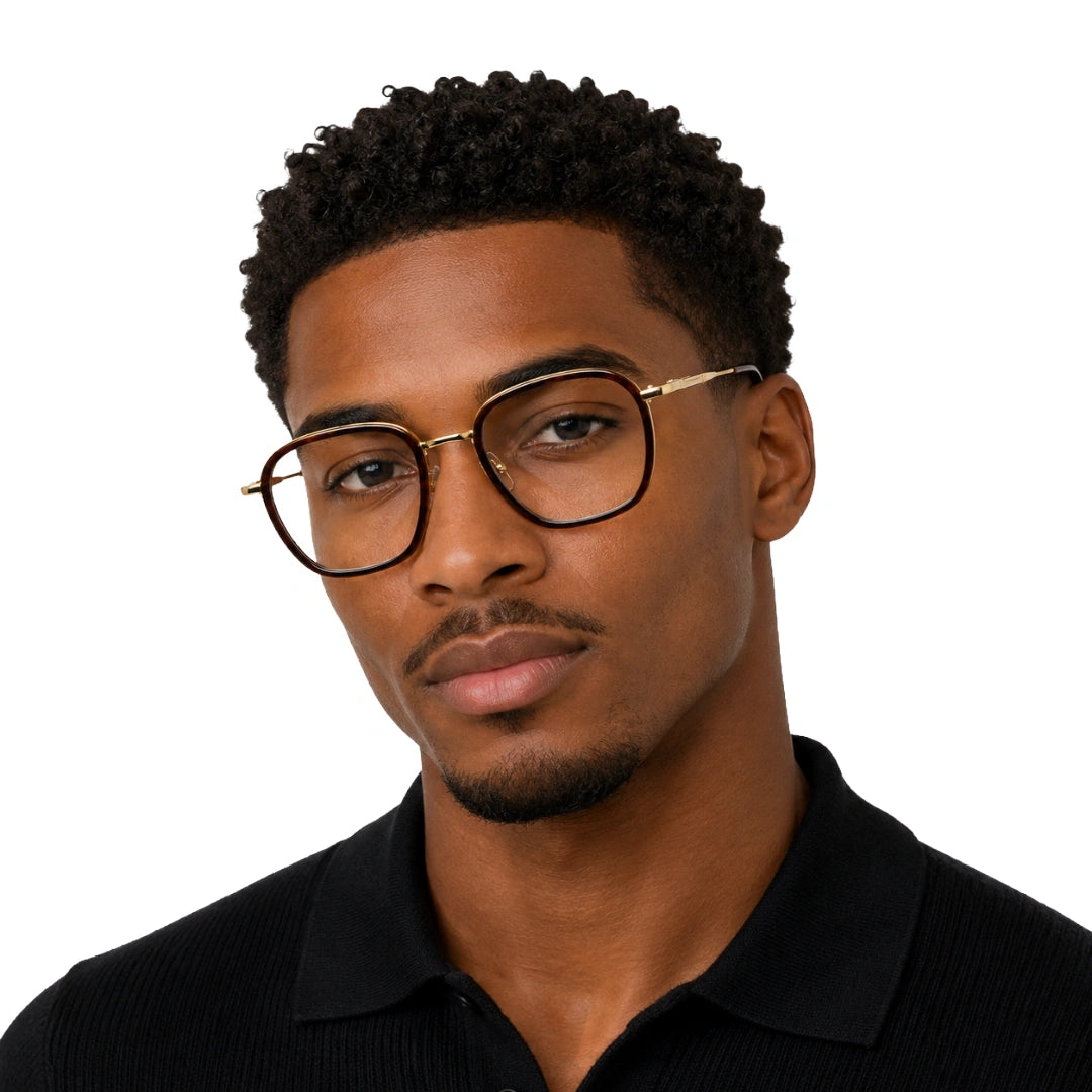 OS Slomga 31003 Geometric Double Bridge Eyeglasses | Prescription Frames-zoom-9