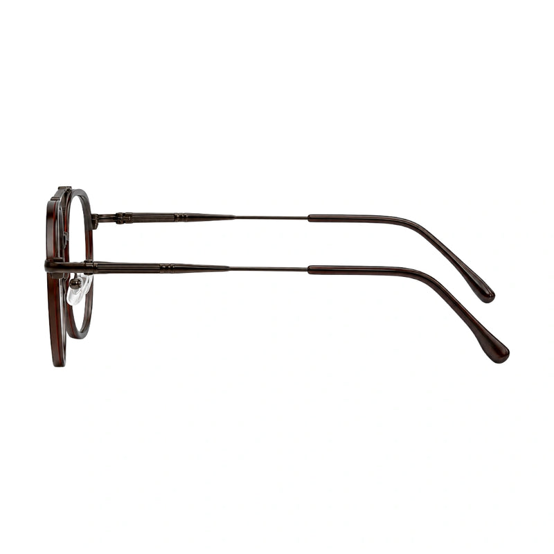 OS Slomga 31003 Geometric Double Bridge Eyeglasses | Prescription Frames-zoom-
