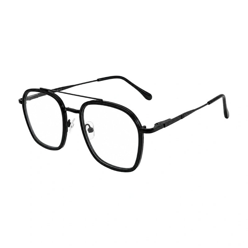 OS Slomga 31003 Geometric Double Bridge Eyeglasses | Prescription Frames-zoom-
