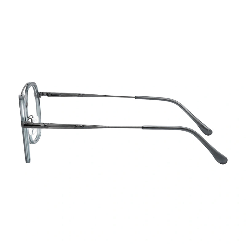 OS Slomga 31003 Geometric Double Bridge Eyeglasses | Prescription Frames-zoom-