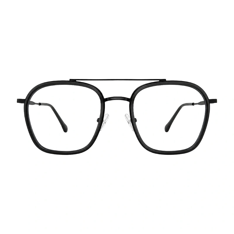 OS Slomga 31003 Geometric Double Bridge Eyeglasses | Prescription Frames-zoom-