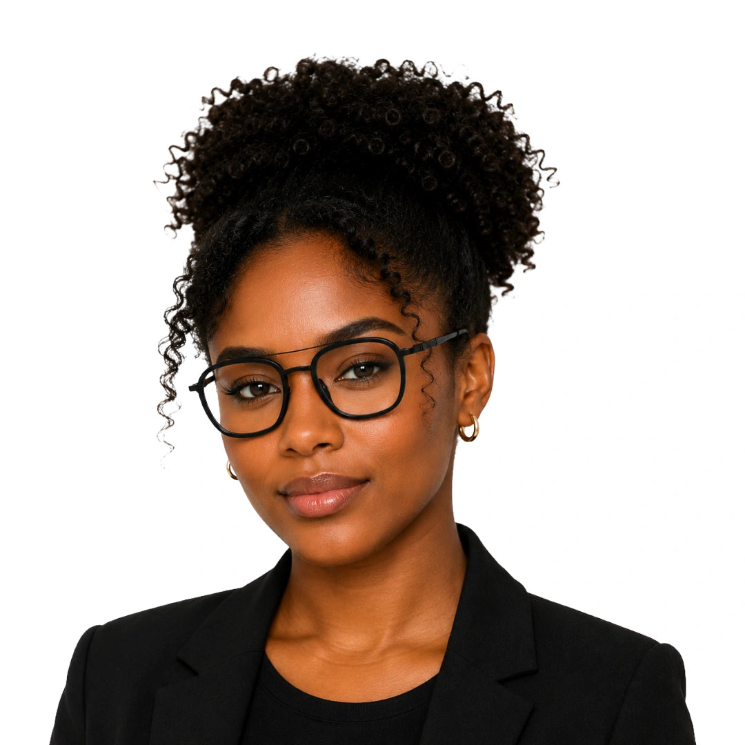 OS Slomga 31003 Geometric Double Bridge Eyeglasses | Prescription Frames-zoom-53