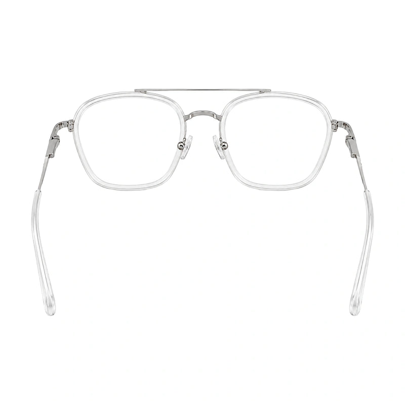 OS Slomga 31003 Geometric Double Bridge Eyeglasses | Prescription Frames-zoom-