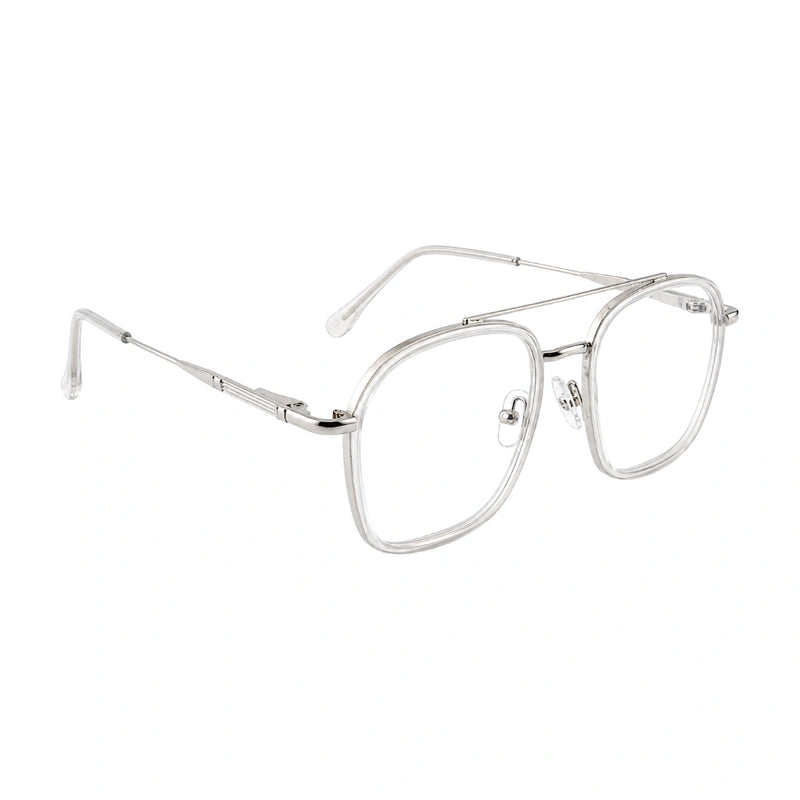 OS Slomga 31003 Geometric Double Bridge Eyeglasses | Prescription Frames-zoom-