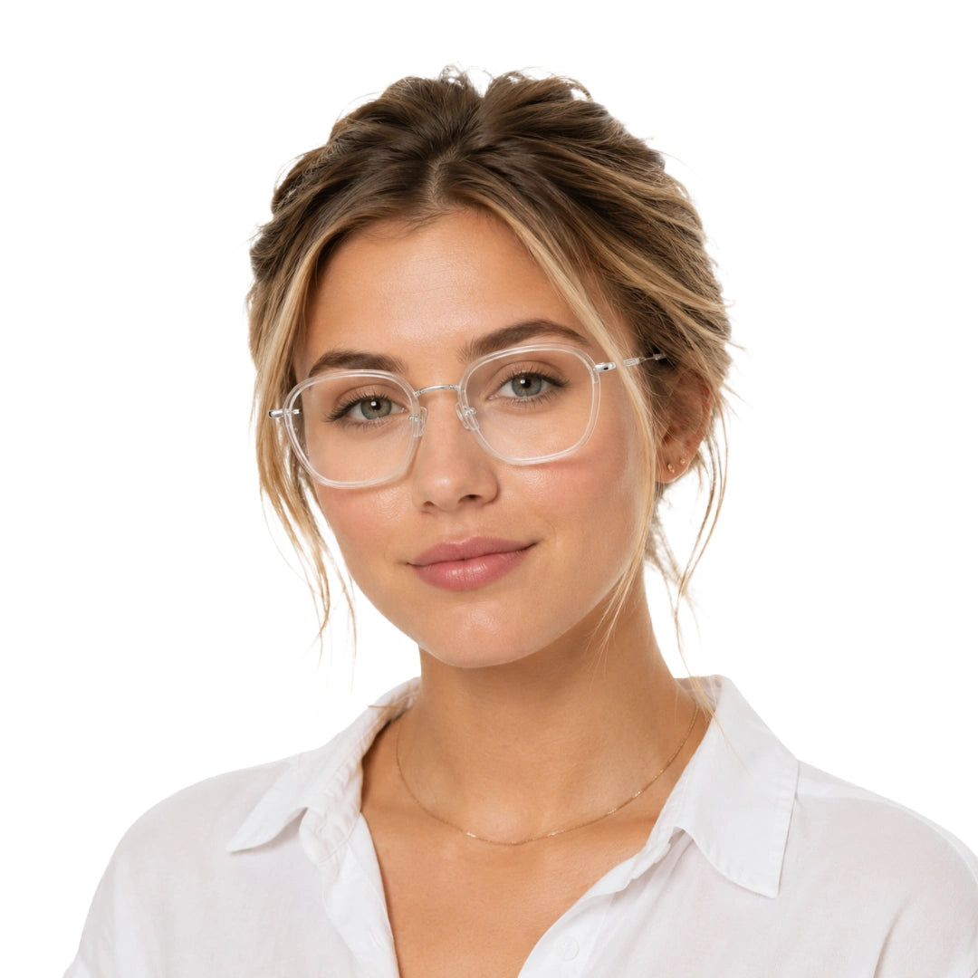 OS Slomga 31003 Geometric Double Bridge Eyeglasses | Prescription Frames-33