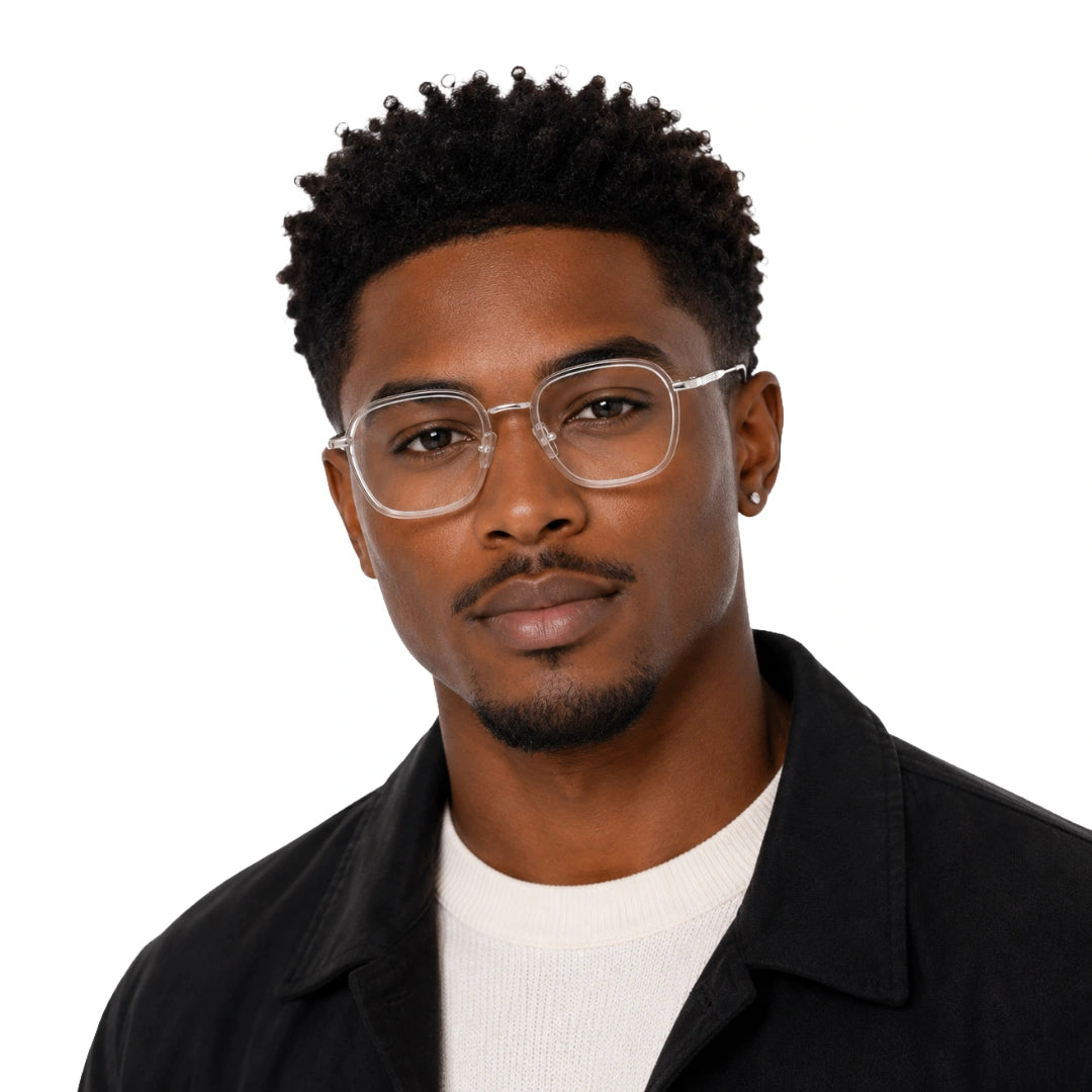 OS Slomga 31003 Geometric Double Bridge Eyeglasses | Prescription Frames-36