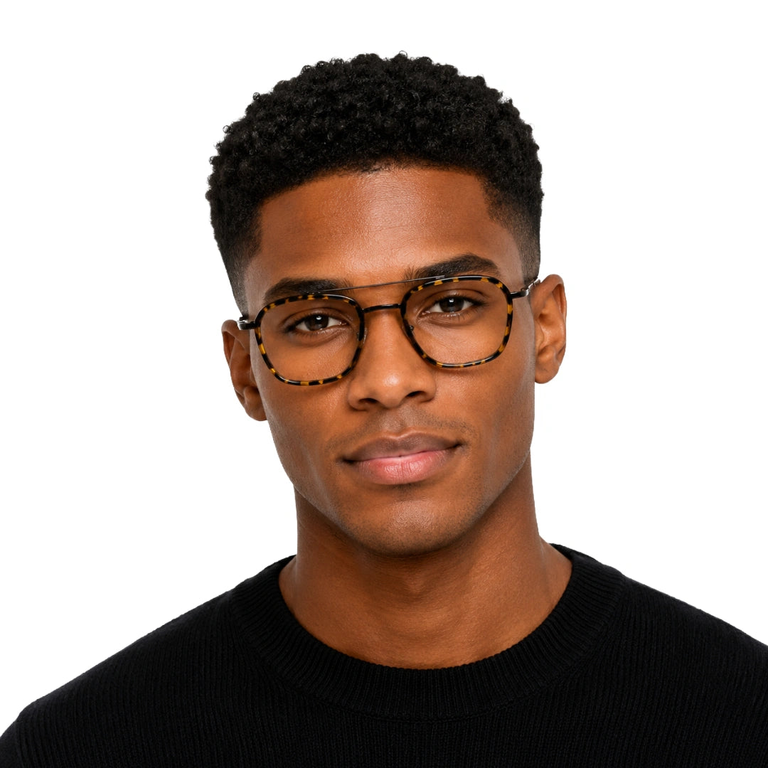 OS Slomga 31003 Geometric Double Bridge Eyeglasses | Prescription Frames-81