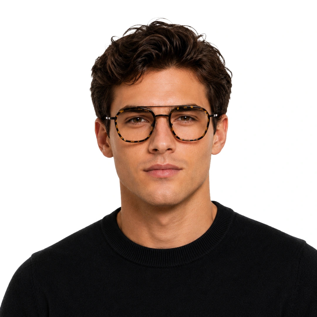 OS Slomga 31003 Geometric Double Bridge Eyeglasses | Prescription Frames-79