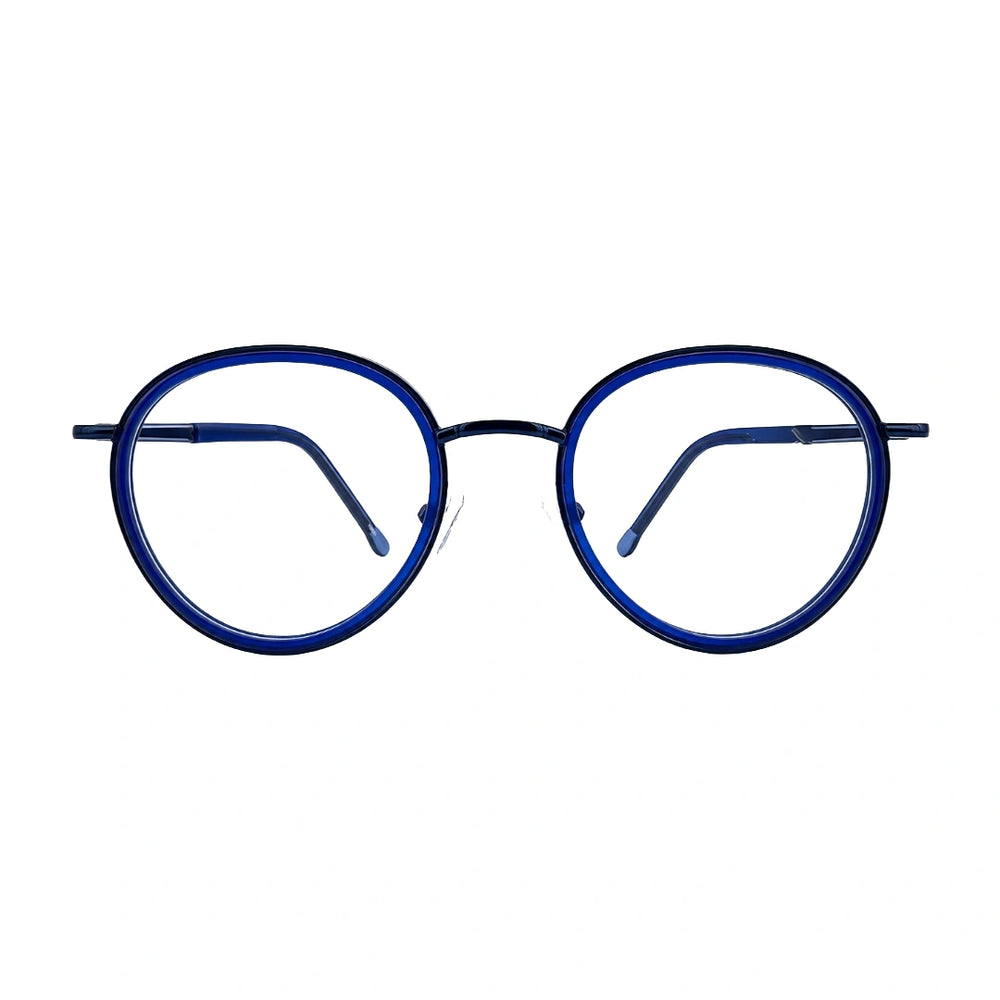 OS Slomga 31006 | Dual-Material Round Prescription Frame