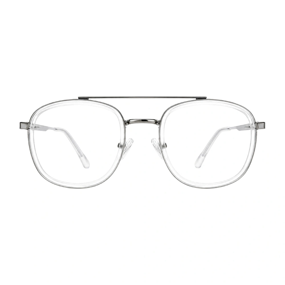 OS SLOMGA 31008 | Modern Double Bridge Square Optical Frame