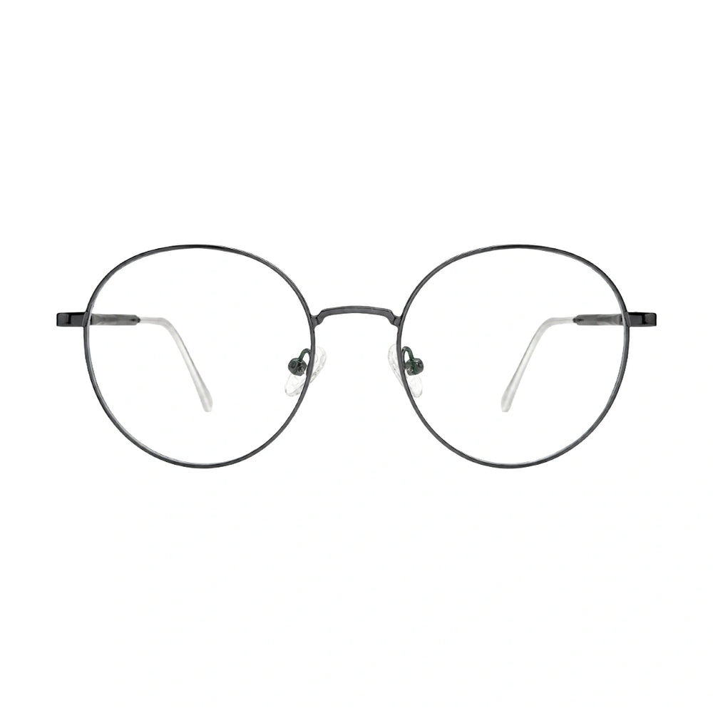 OS Solitude 15103 | Round Saddle Bridge Metal Prescription Eyeglasses
